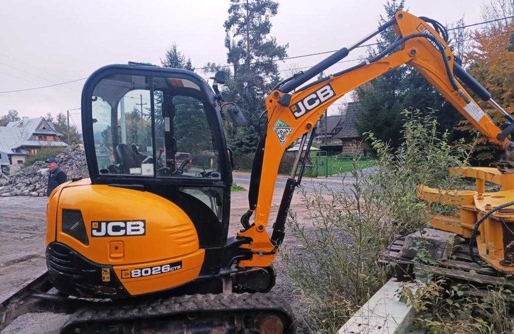 minikoparka koparka JCB 8026 volvo ecr 25 cat 2.7 kubota U27 ,2021/22