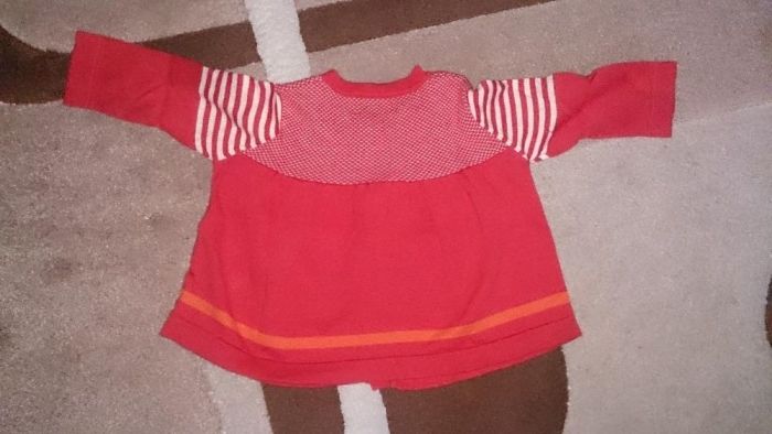 Dzianina kpl sweterek spodnie bluzka Bonnie Baby 6-12 m-cy 68-80cm