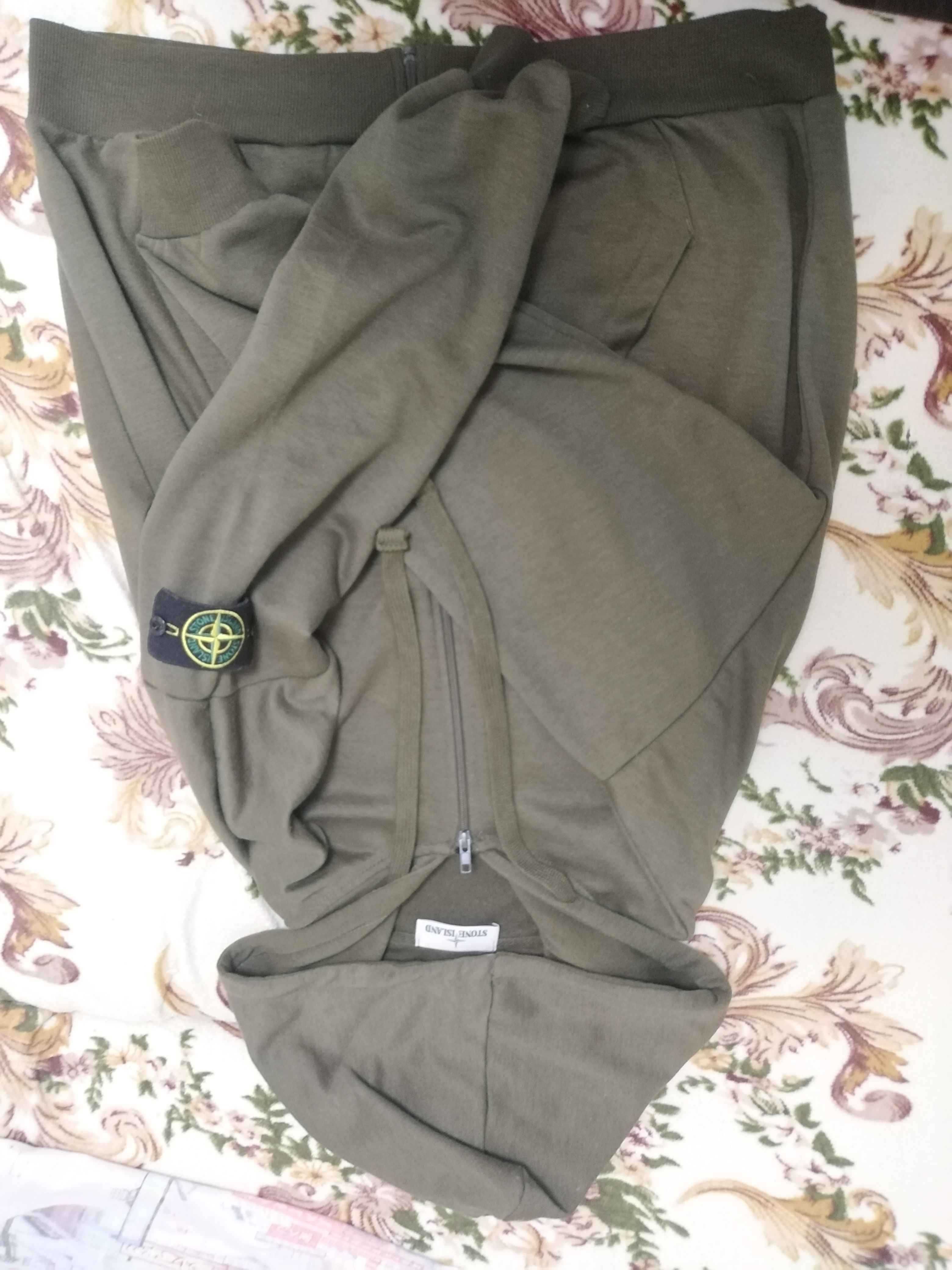 зип худи stone island