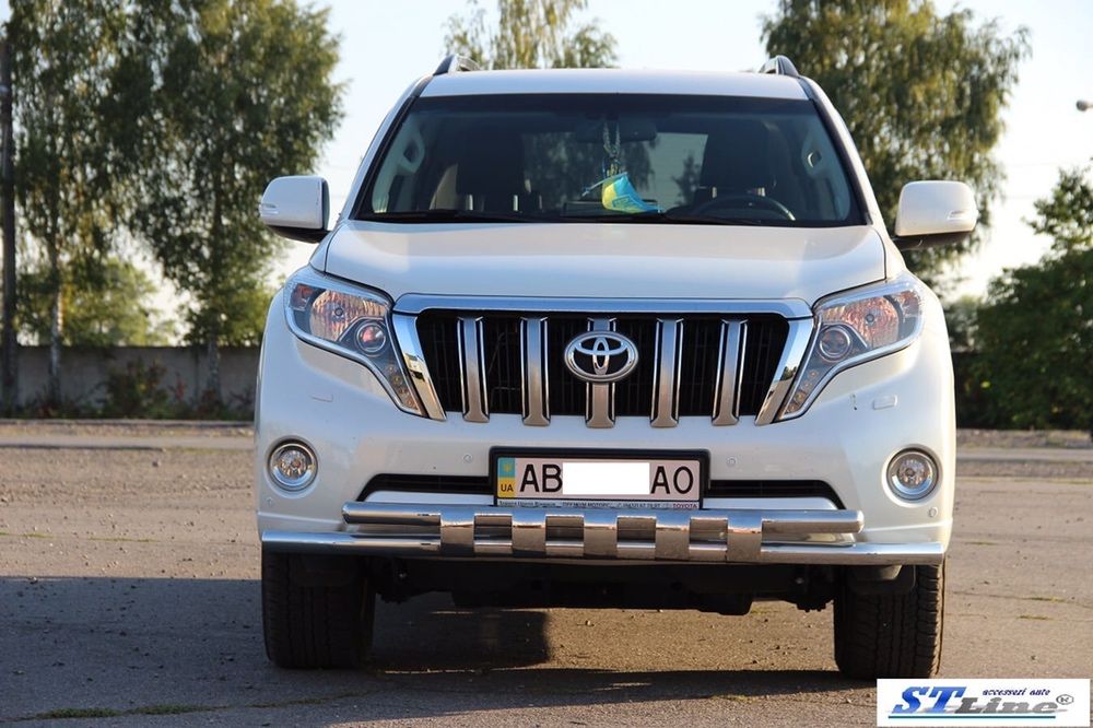 Защита бампера Кенгурятник для Land Cruiser Prado 150 2009-2013-2017-