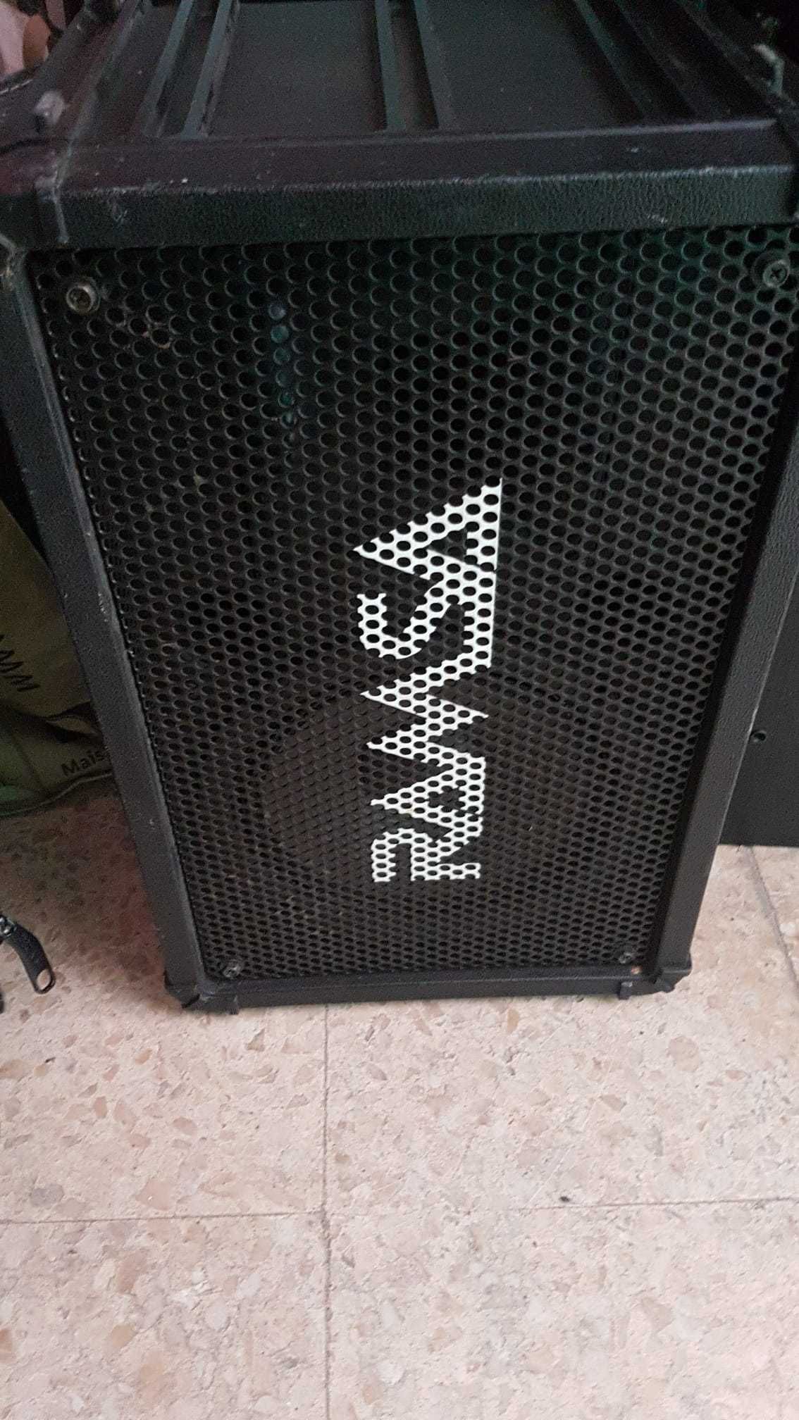 AMPLIFICADOR + 2 COLUNAS RAMSA - 300w