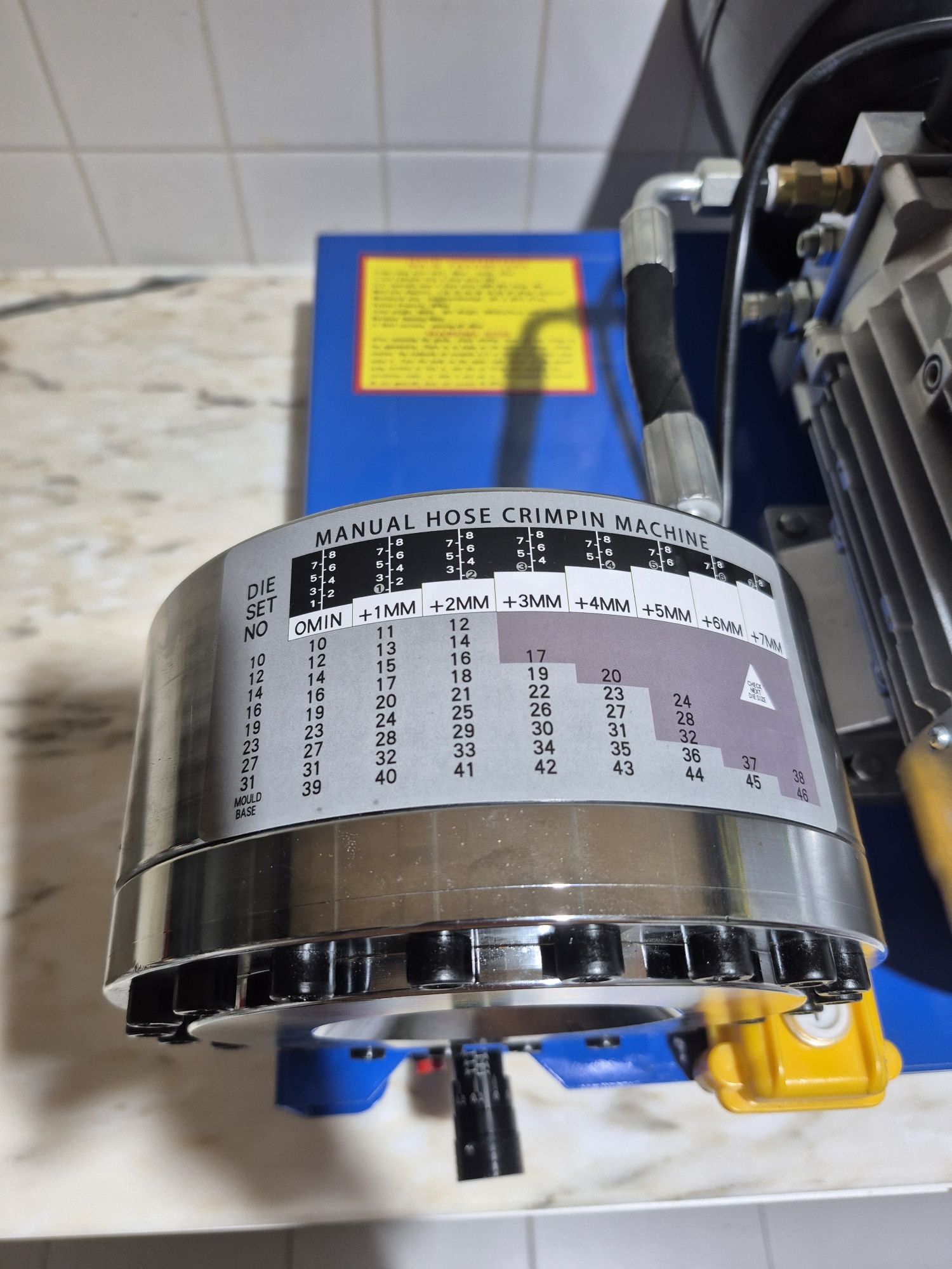 Máquina Cravar Tubos Hidráulicos