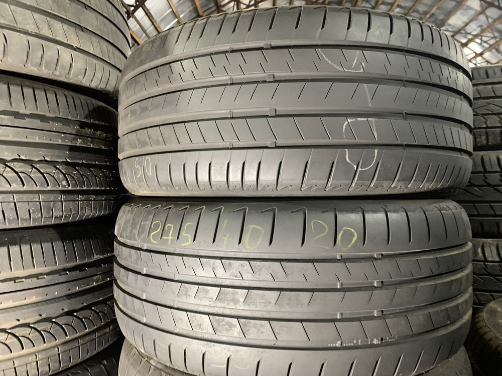 шины б/у лето 275/40 20 Bridgestone Alenza 001 RUNFLAT