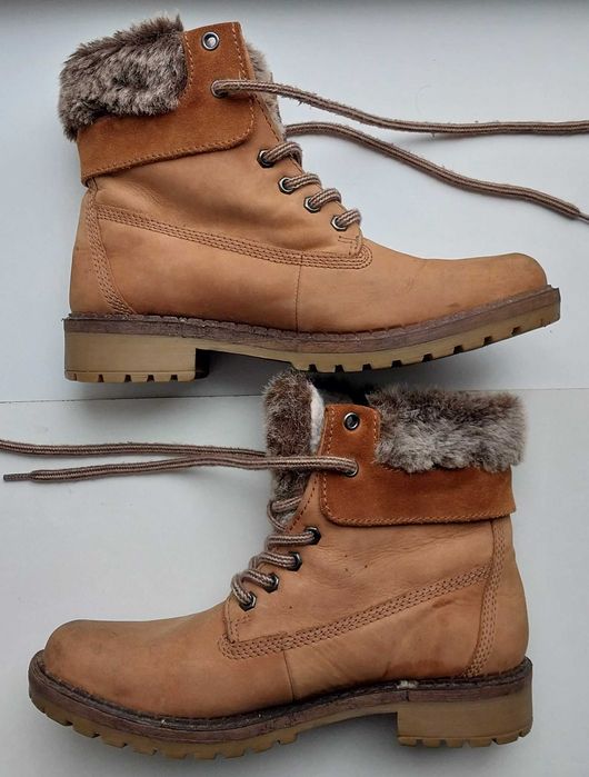 Landrover ботинки натуральная кожа мех зима Размер 38 Стелька 24,5 см