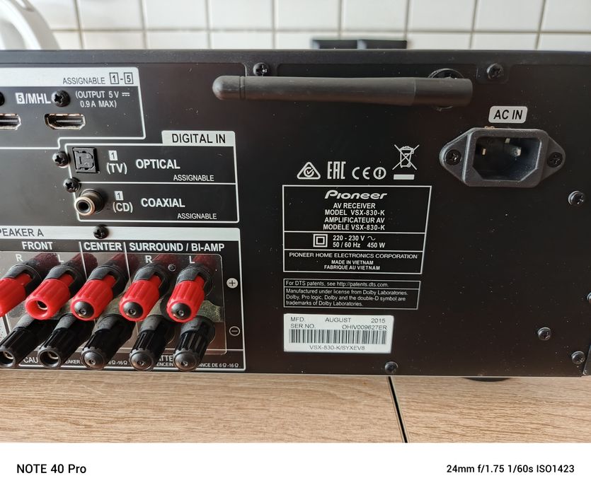 Amplituner Pioneer vsx830