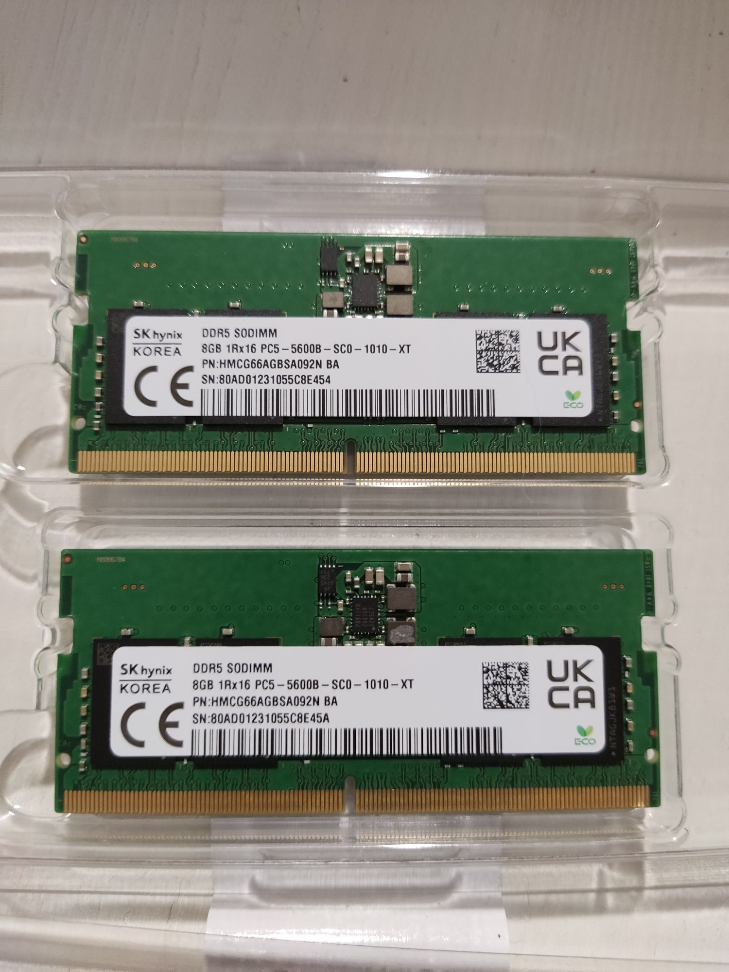 Оперативна пам'ять hynix ddr5 8gb 5600mh для ноутбука
