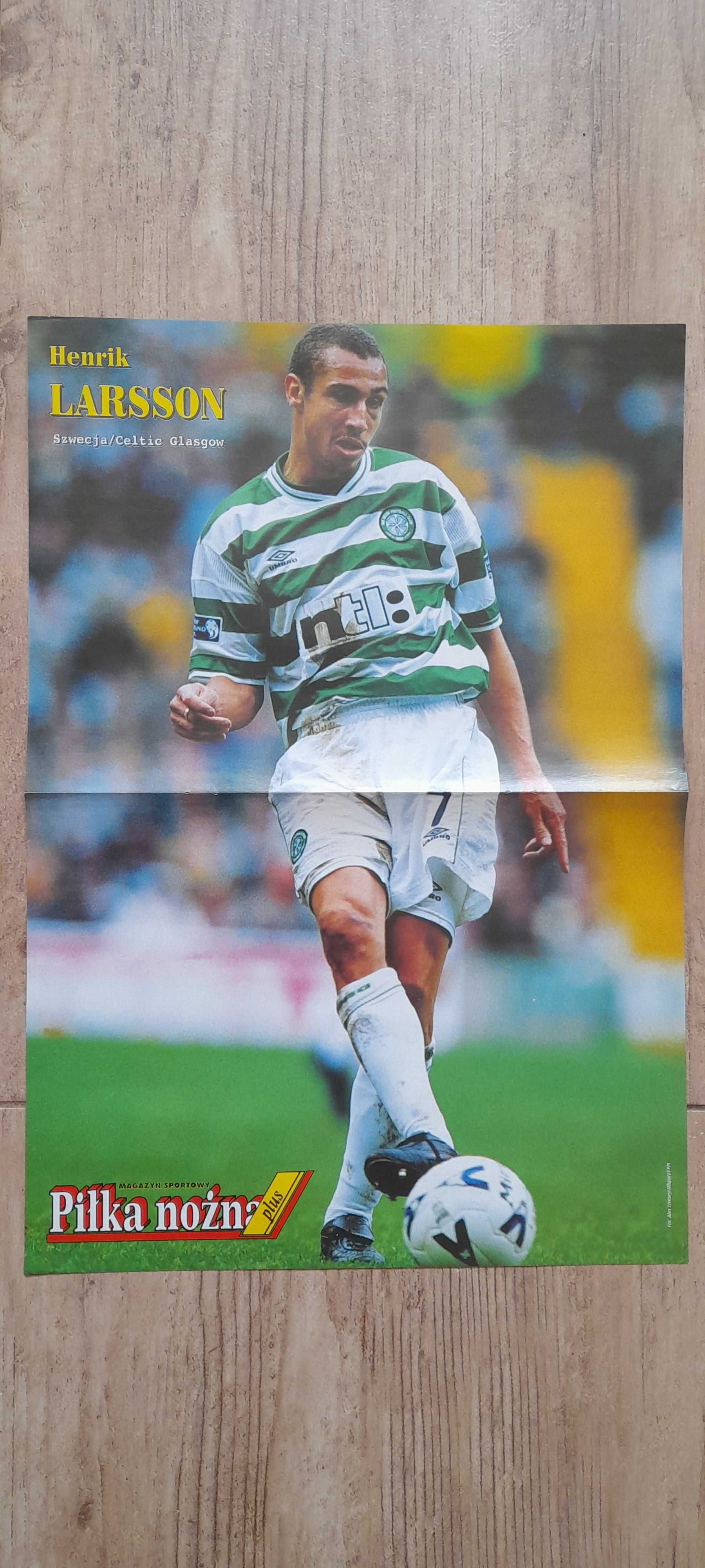 Henrik Larsson (Celtic Glasgow)/Robert Pires (Arsenal Londyn) - plakat