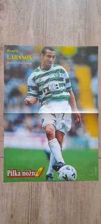 Henrik Larsson (Celtic Glasgow)/Robert Pires (Arsenal Londyn) - plakat