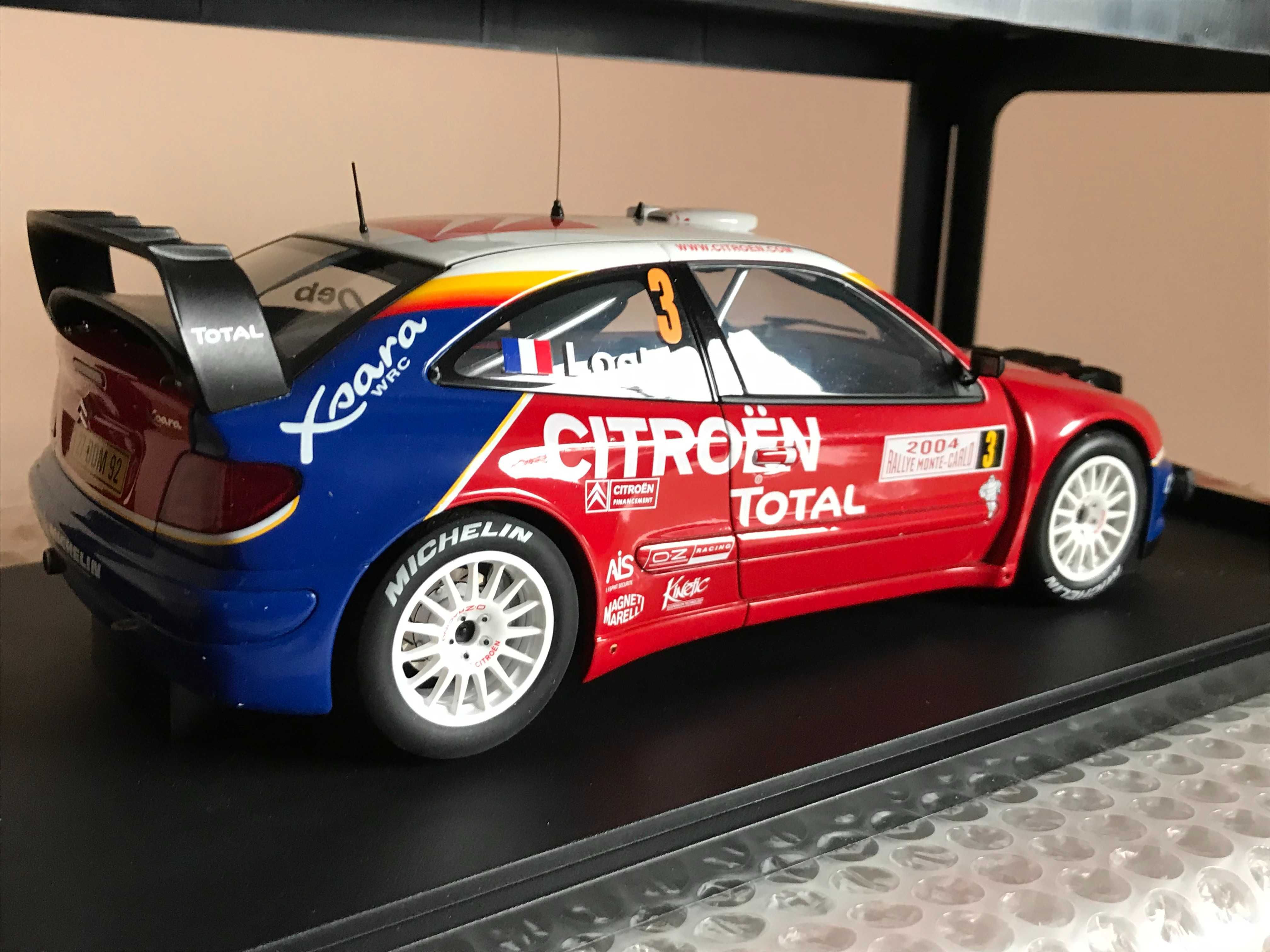 Autoart 1:18 Citroen Xsara WRC Loeb Nr 3 Monte Carlo 2004 wersja nocna