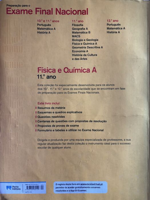 Preparação para o Exame Nacional  Física e Química A