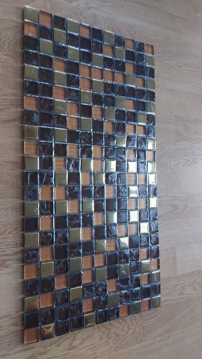 Mozaika szklana 30x30 brązowa, 4,4m2