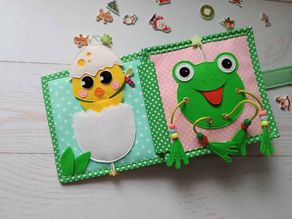 Розвиваюча книга з фетру