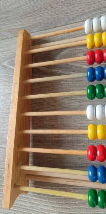 liczydło drewniane do nauki liczenia