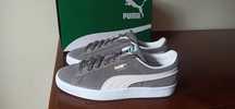 (r. 39) Puma Suede Classic XXI Grey - Steel Gray-Puma White 374915, 07