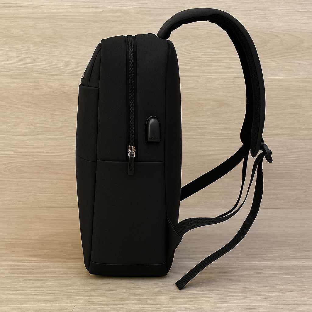 Рюкзак 3в1 Backpack 9018 чорний унісекс + сумка та клатч