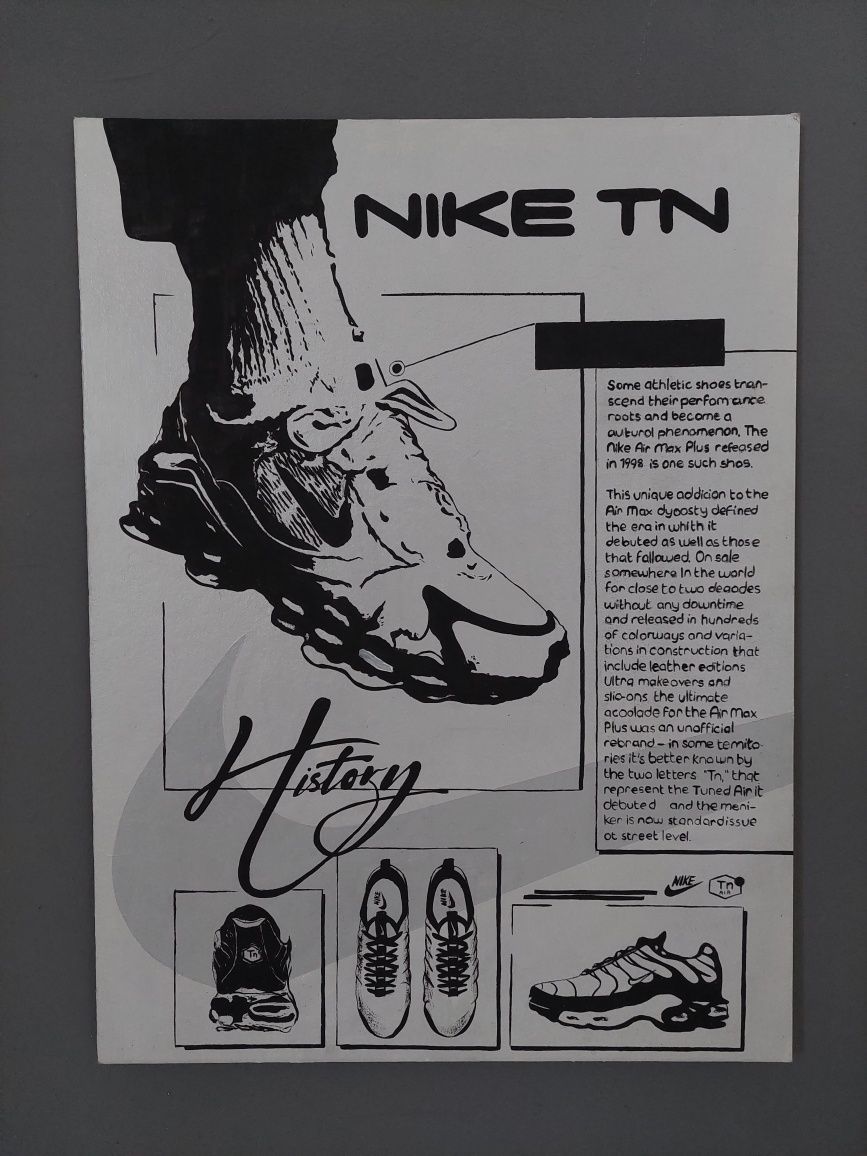 Картина nike tn history