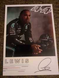Karta Lewis Hamilton-Mercedes F-1