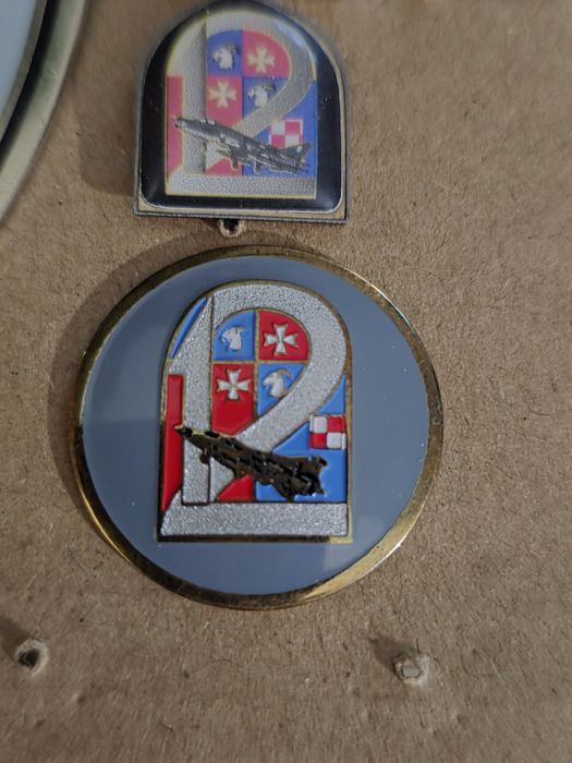 12 Baza Lotnicza Mirosławiec odznaka i miniaturki