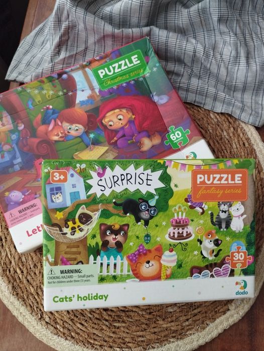 Пазли набір з 2 коробок одним лотом