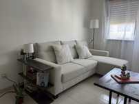 Sofá 3 lugares, c/chaise longue/Gunnared bege