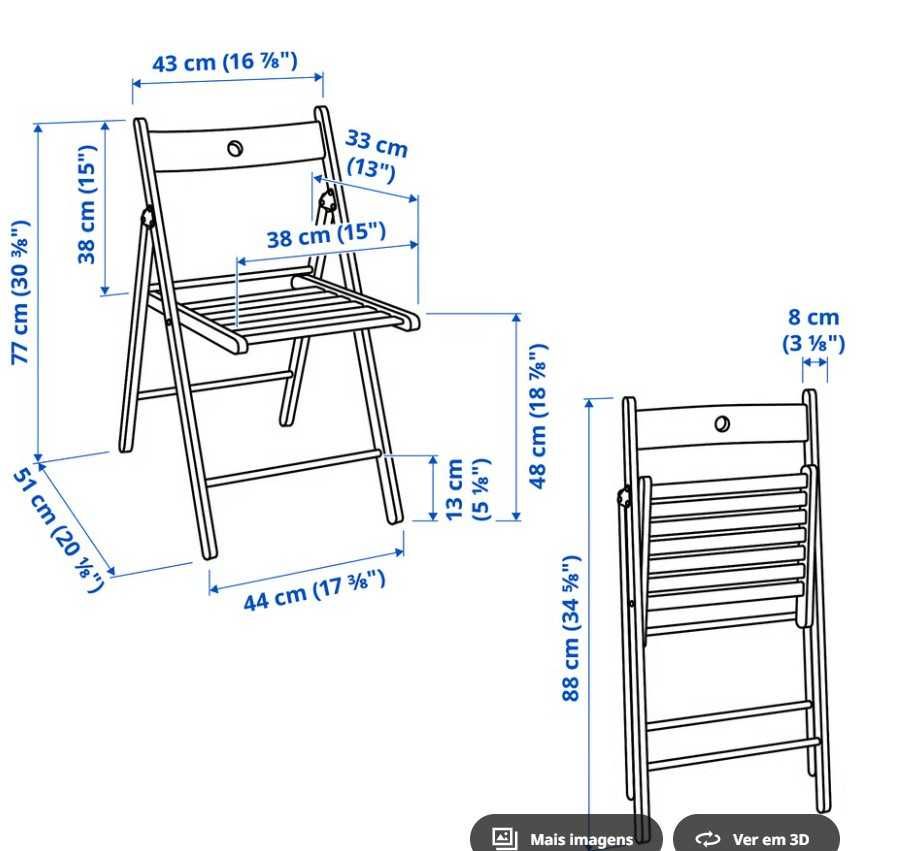 Cadeira IKEA, modelo FRÖSVI