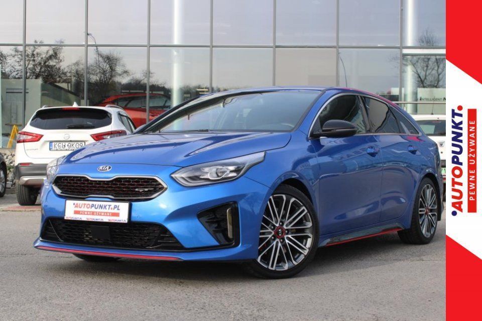 Kia ProCeed GT 1.6 T-GDi 204KM, 2019r. Salon PL* Carplay* Alcantara* JBL* El. Fote