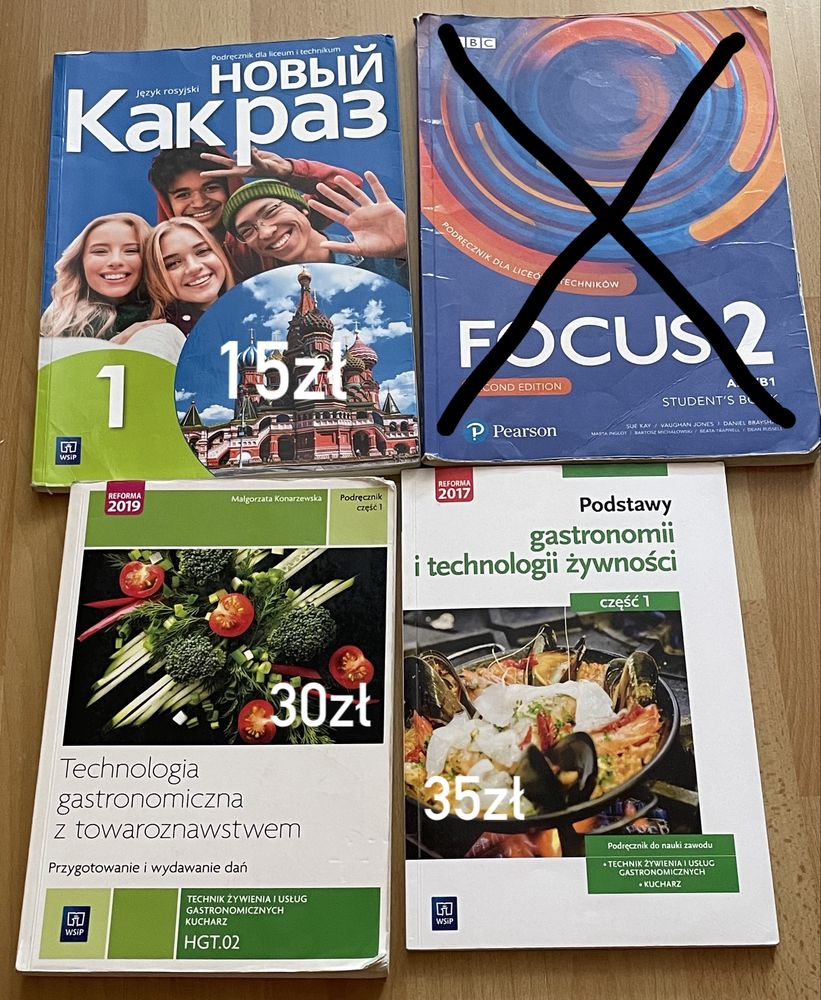 Sprzedam książki do klasy 1