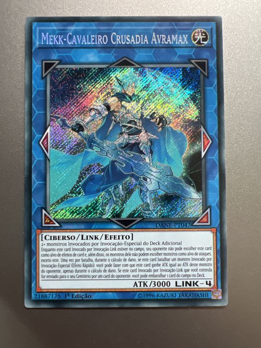 Mekk-Knight Crusadia Avramax ( Holo ) - Yugioh card