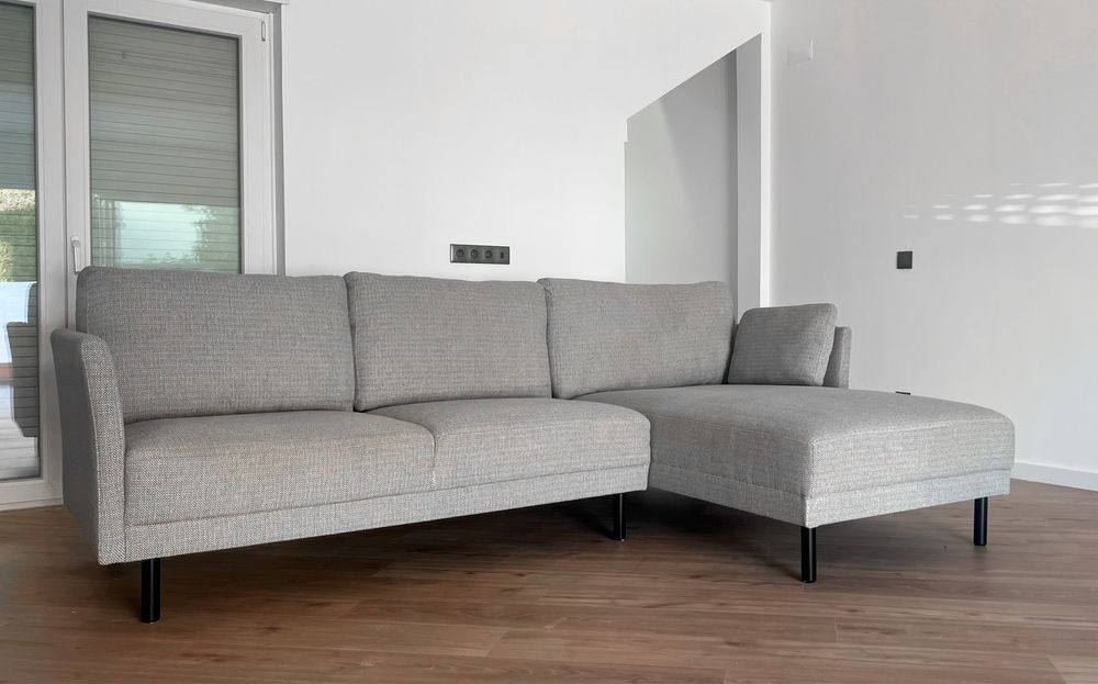 Sofá 3 lugares com chaise longue Kave Home