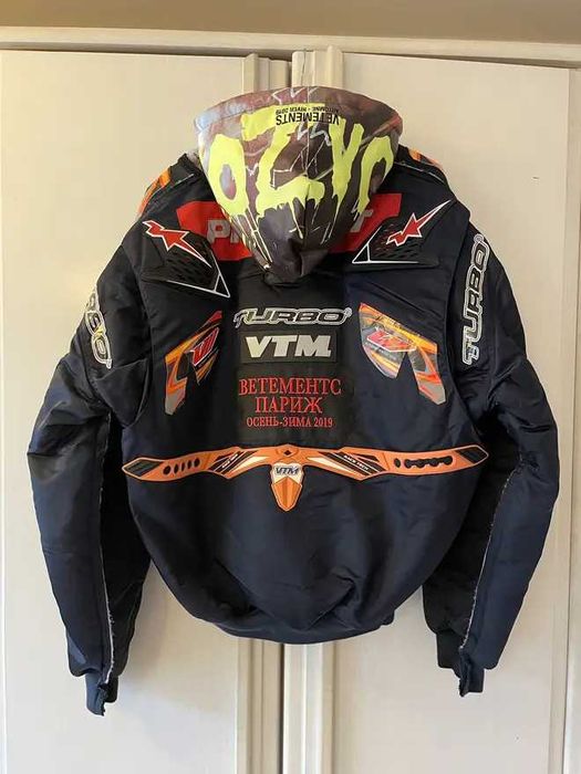 Vetements FW18 Moto Racing Bomber Jacket