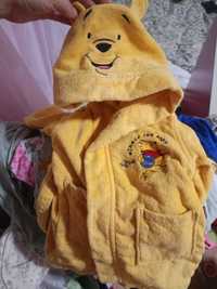 Детский хлопковый халат до года