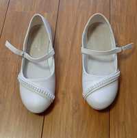 Buty białe dziewczęce komunijne rozmiar 33
