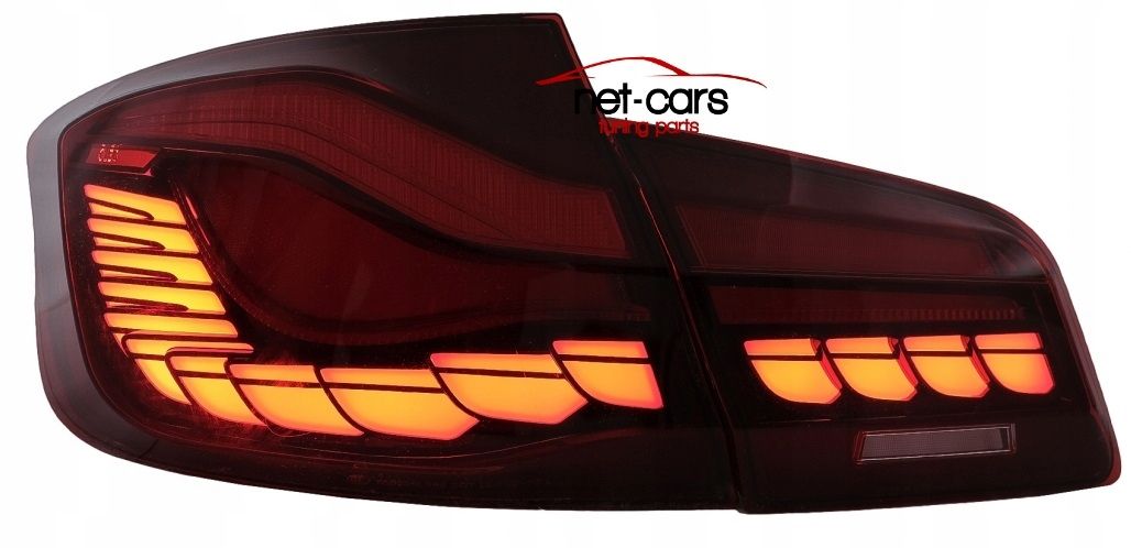 Lampy tylne BMW 5 F10 M5 10-17 OLED Neon LED Czarwone
