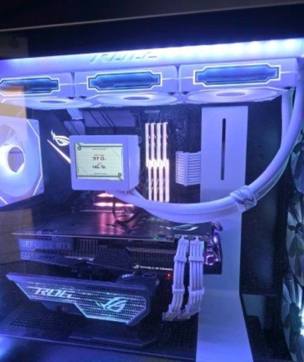 Wentylatory komputerowe 120 mm UF-1 PWM/RGB koloru białego