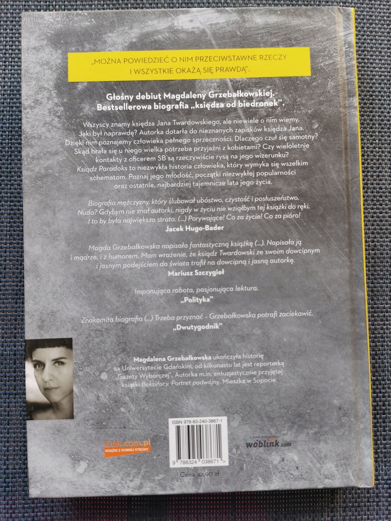 Magdalena Grzebałkowska - "Ksiądz Paradoks" - biog. Jana Twardowskiego