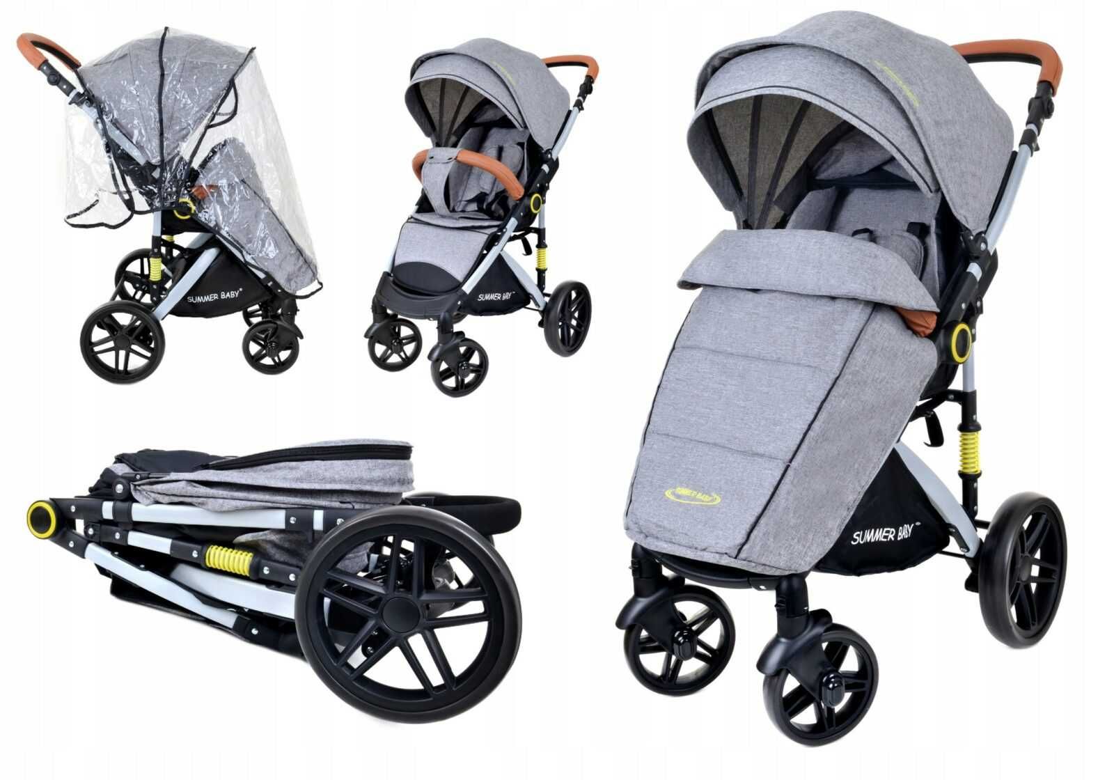 Wózek spacerówka SEMPRE Summer Baby Gray