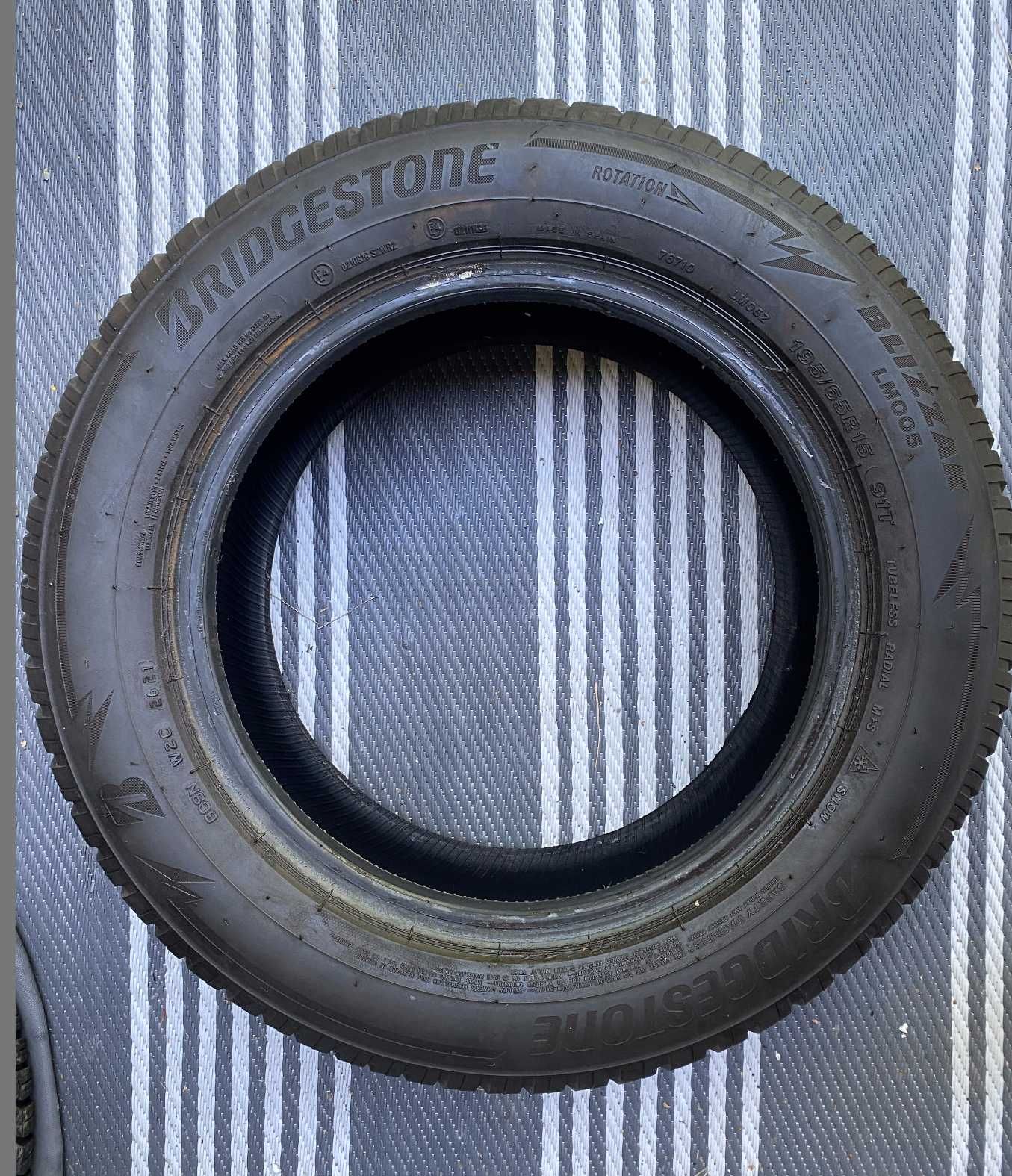 używane opony zimowe bridgestone