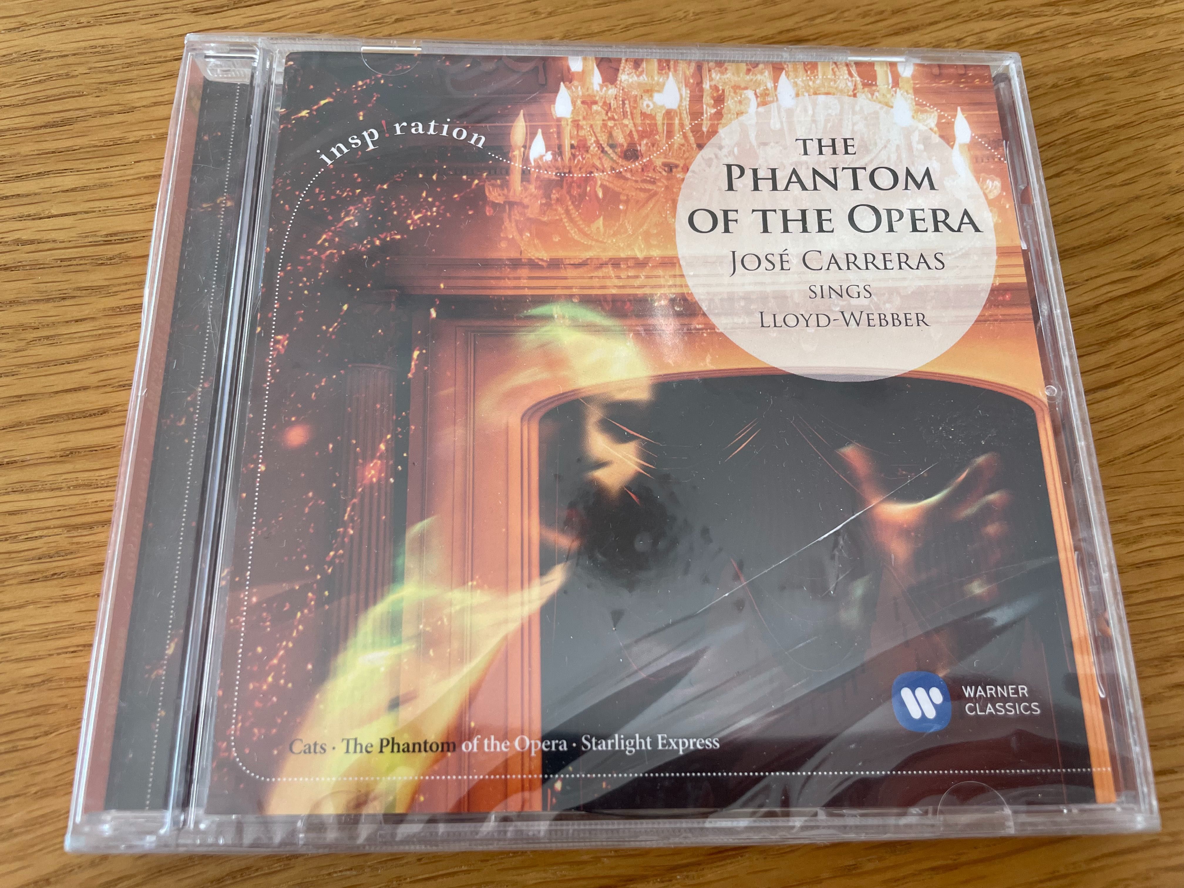 Jose Carreras The Phantom of the Opera Lloyd Webber NOWY Warner