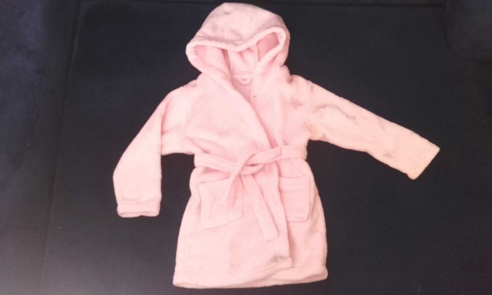 Milutki mięciutki i ciepły porządny szlafrok dla dziewczynki Kozanów