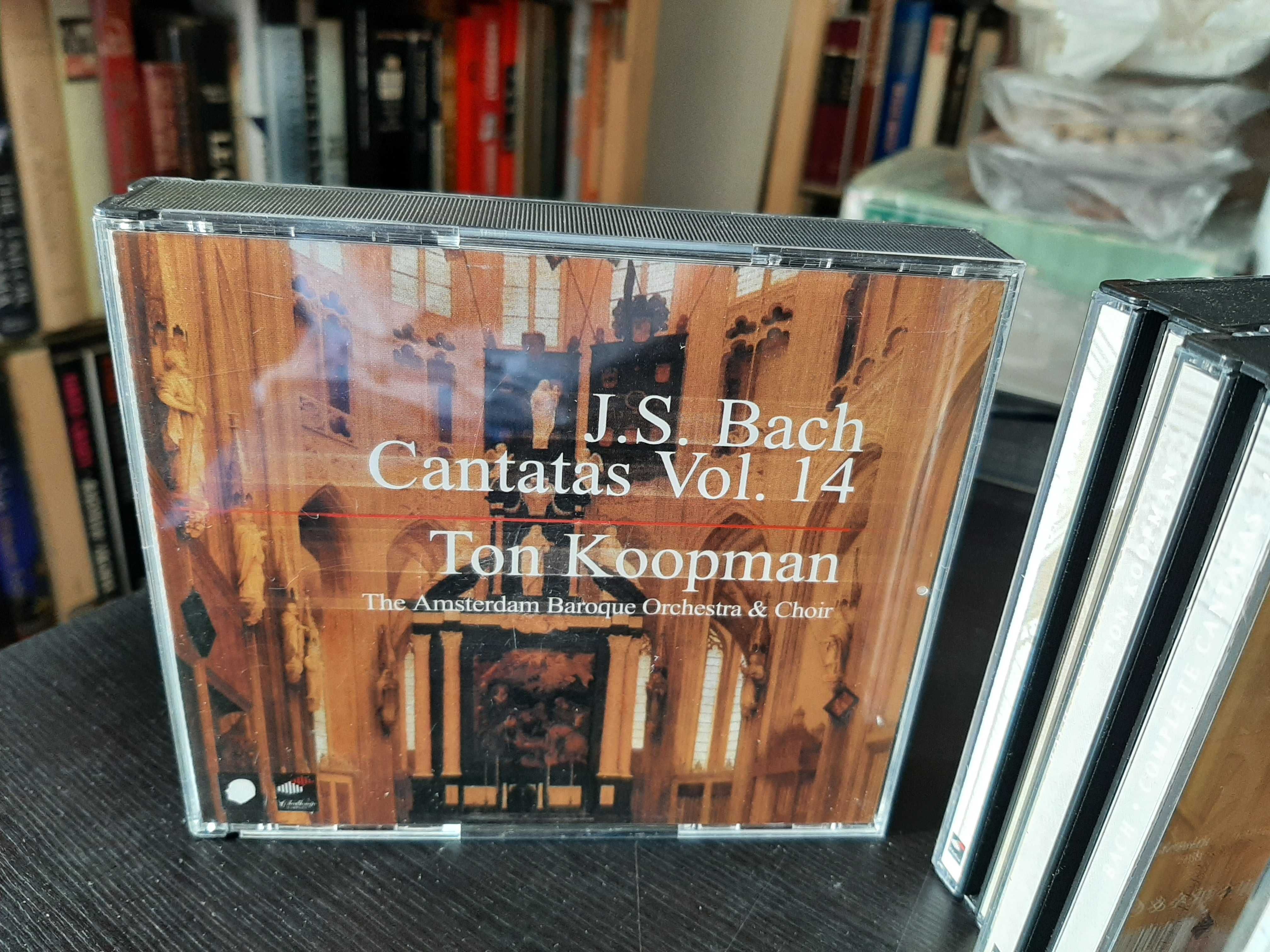 J.  S. Bach - Cantatas : Ton Koopman - Volumes 2, 3, 4 e 14 - 12 cds