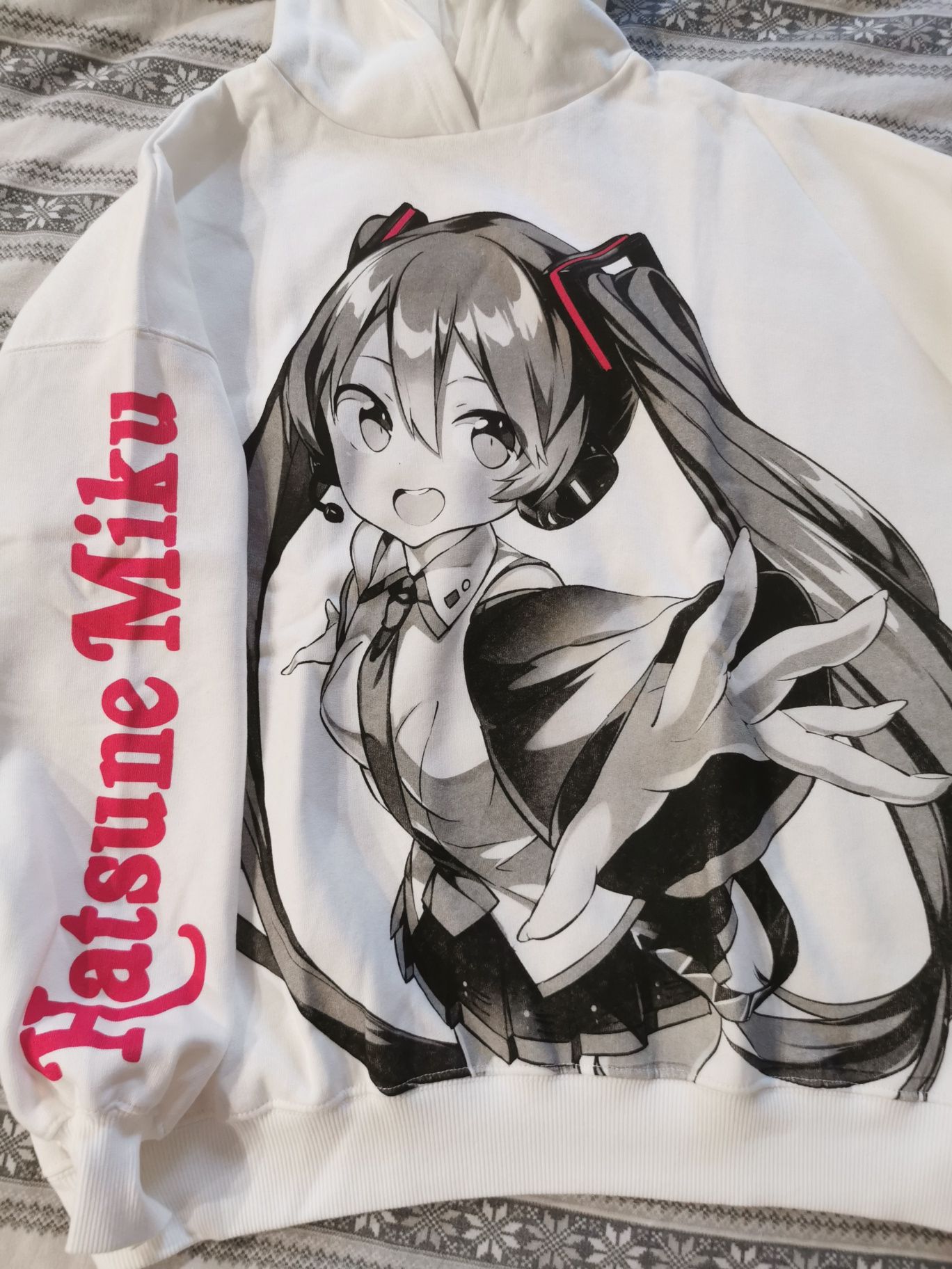 Bluza z kapturem Hatsune Miku Manga nowa