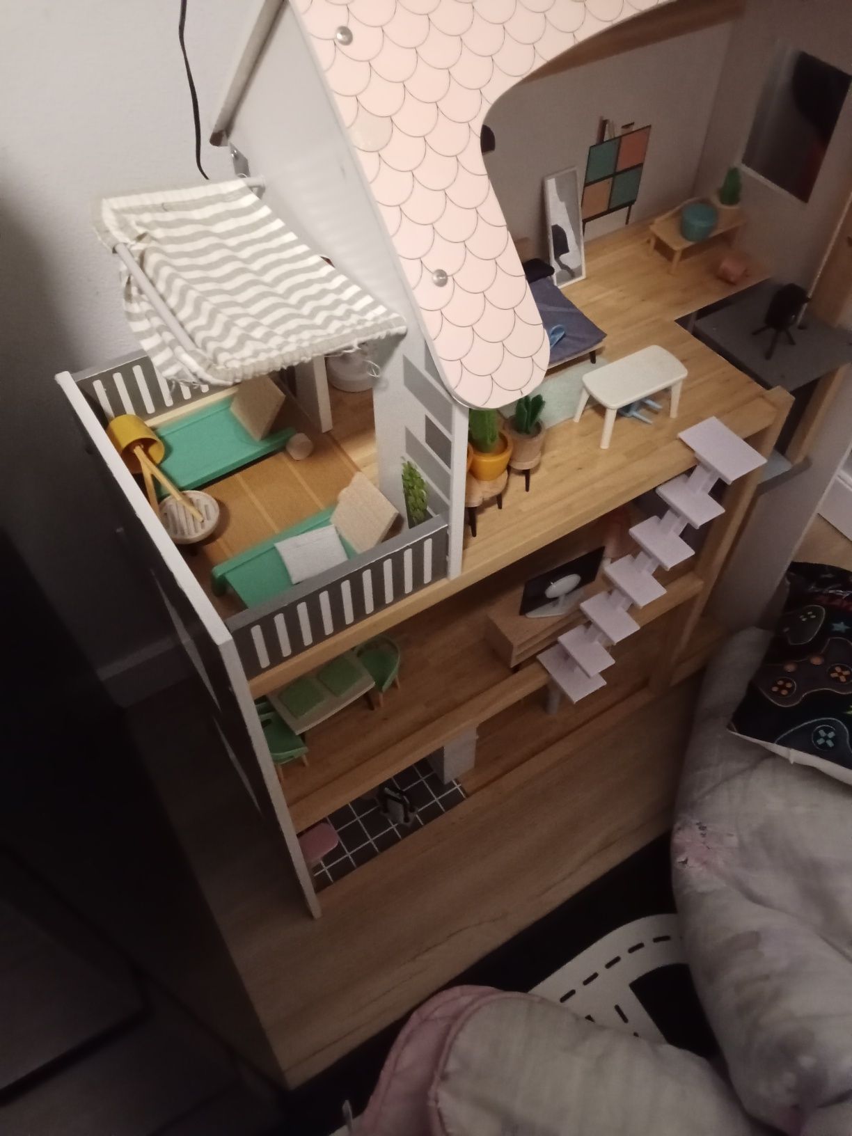 Casa de bonecas com recheio