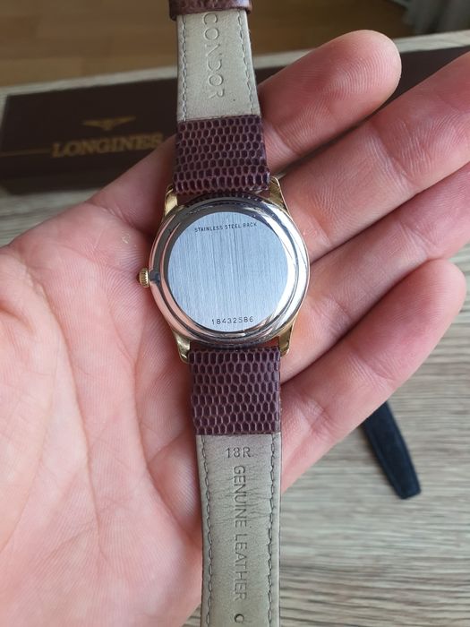 Relógio Longines automatico banhado a ouro.