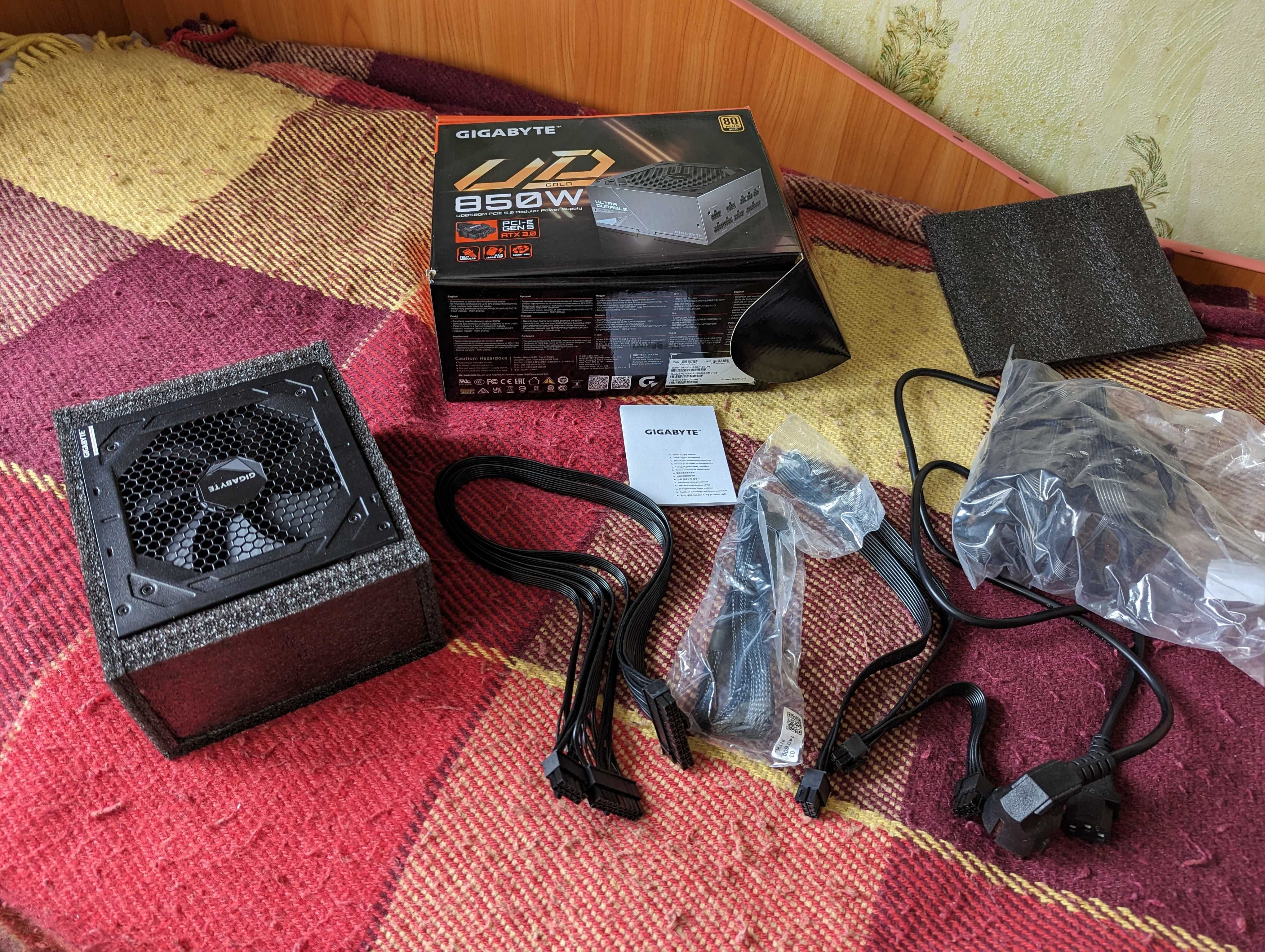 Блок живлення Gigabyte UD850GM PG5 850W Rev. 2.0 (GP-UD850GM PG5)