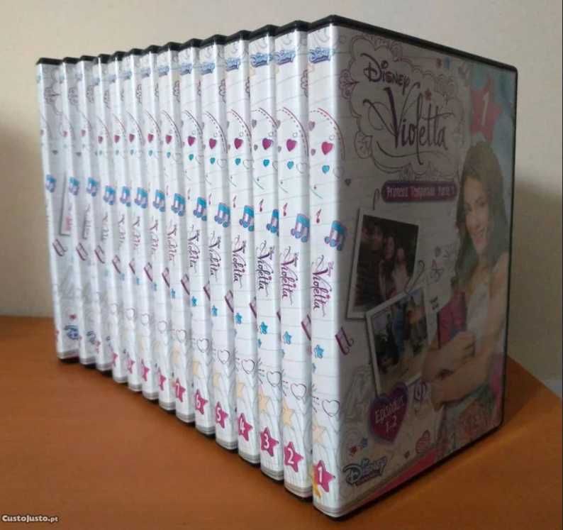 Violetta 14 Dvds - Primeira Temporada, Parte 1 Completa