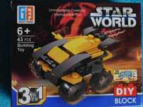 Star World klocki konstrukcyjne 43 elementy zabawka 6+