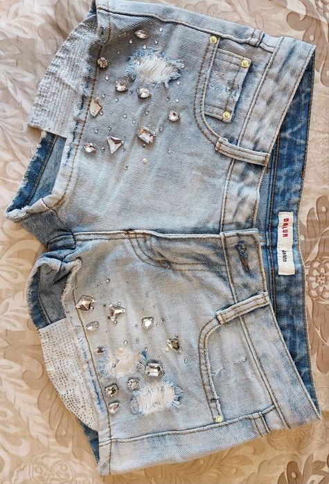 Шорти джонсові блакитні