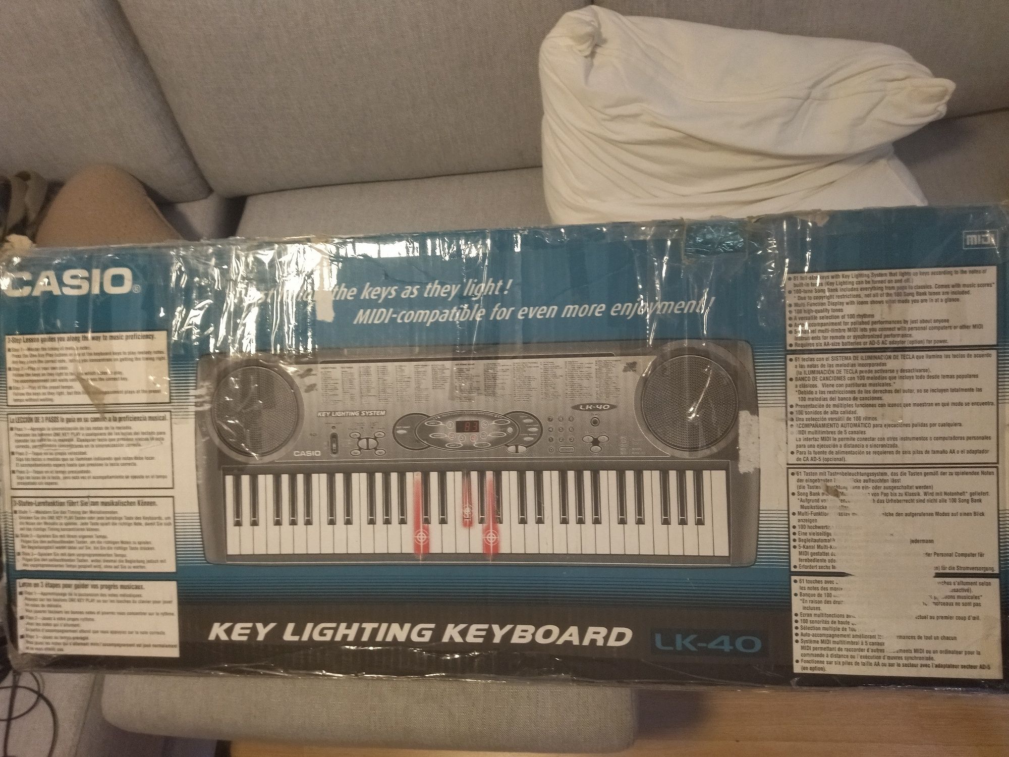 Piano Teclado Casio LK-40