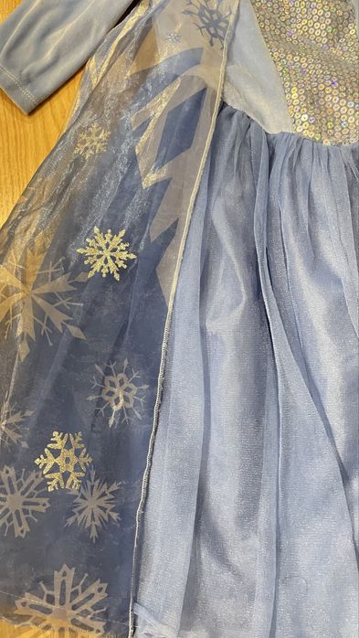 Sukienka - H&M przebranie  Elzy rozm. 104 cm