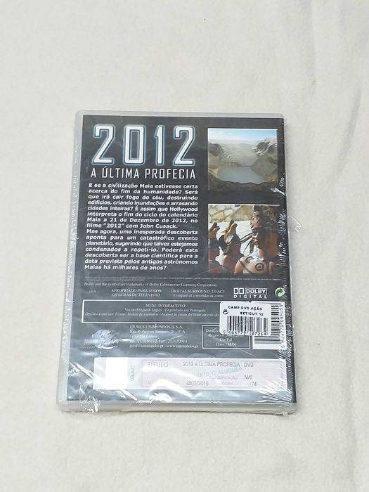 DVD do filme 2012 - A Última Profecia